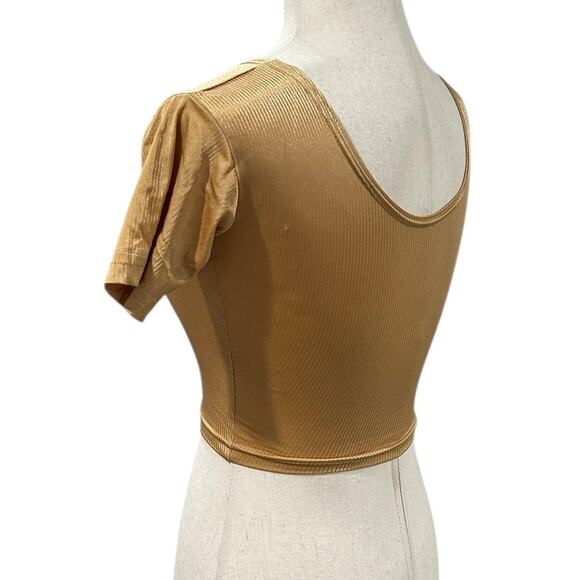 Unbranded Saree Sari Blouses Gold Stitched Stretch and Gold and Teal Brocade - Picture 3 of 5